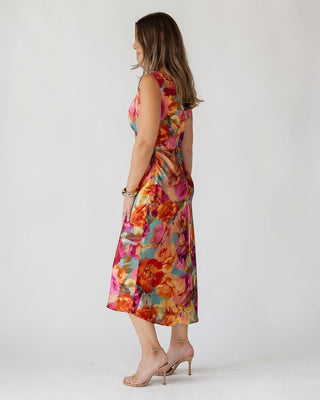 Elara Midi Dress - Parisian Floral - JO+CO