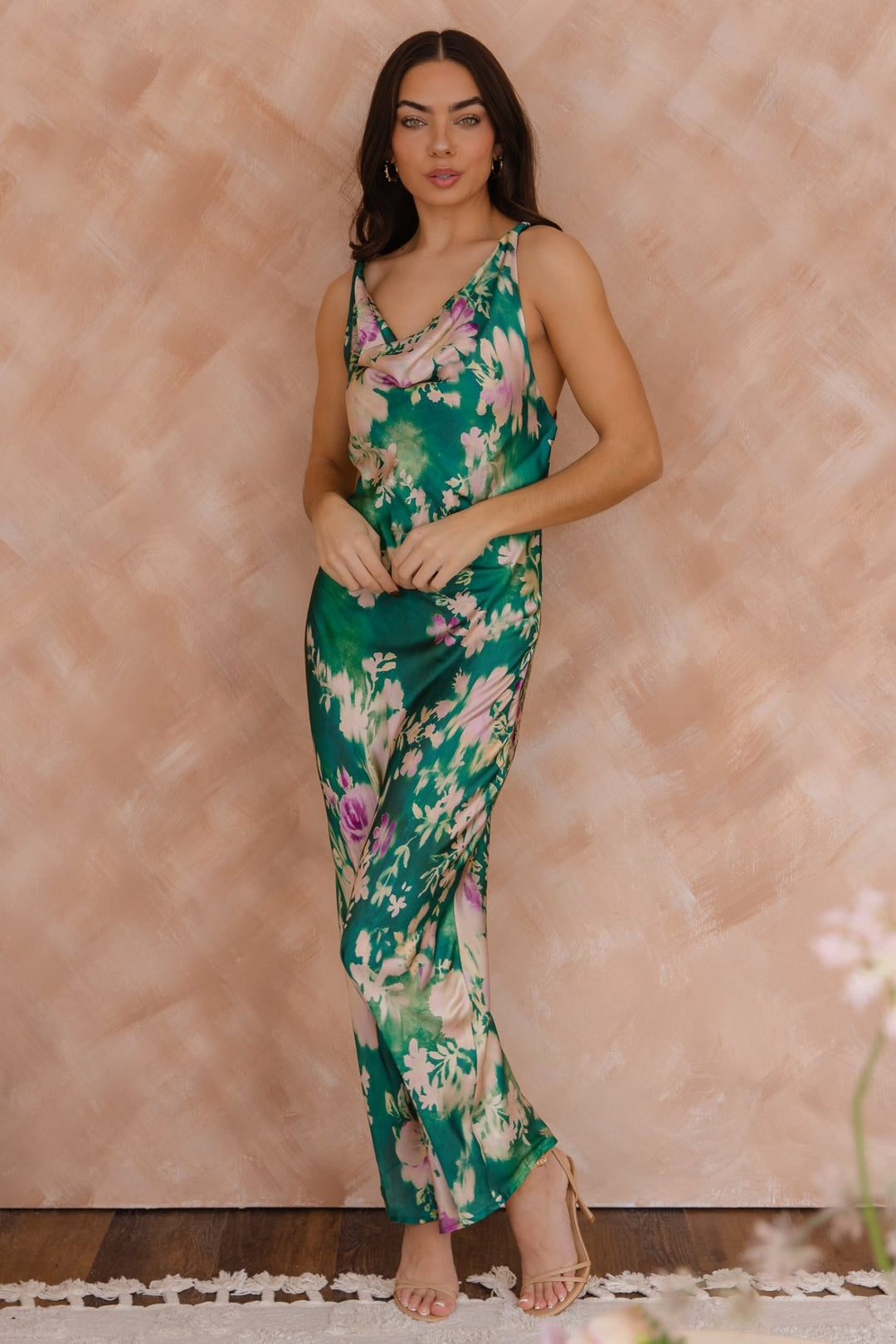 Fern Green Garden Slip Dress - Final Sale - JO+CO