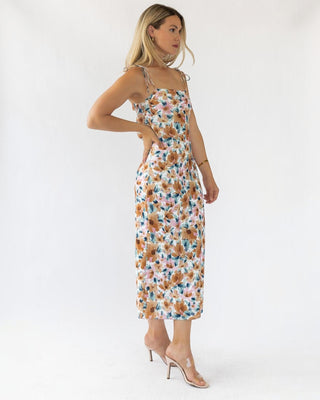 Gemma Floral Cami Cowl Back Dress - Final Sale - JO+CO