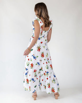 Isla Riviera Fruit Print Maxi Dress - Final Sale - JO+CO
