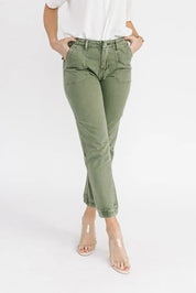 Jada Olive Slim Utility Joggers - FINAL SALE - JO+CO