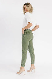 Jada Olive Slim Utility Joggers - FINAL SALE - JO+CO