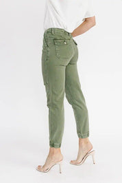 Jada Olive Slim Utility Joggers - FINAL SALE - JO+CO