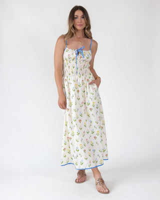 June Meadow Tie - Front Midi Dress - Final Sale - JO+CO