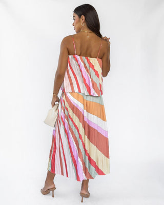 Kandy Stripe Top & Skirt Set - Final Sale - JO+CO