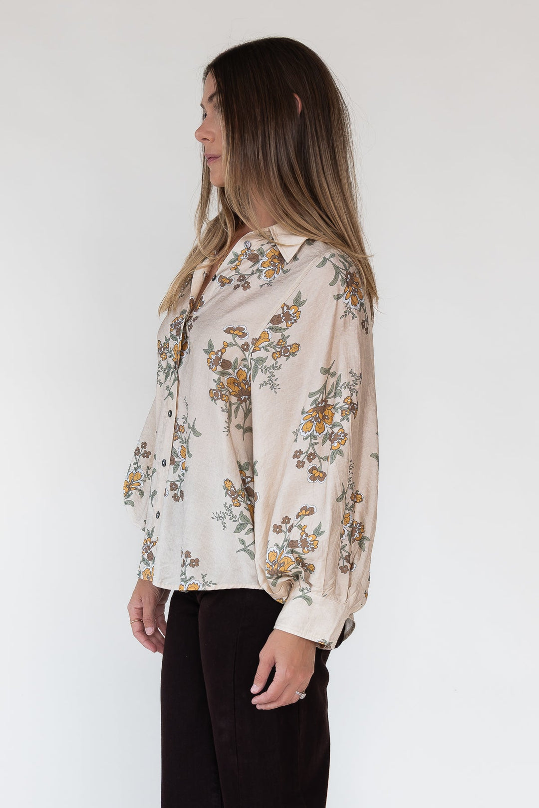 Maribel Floral Print Top - Final Sale - JO+CO
