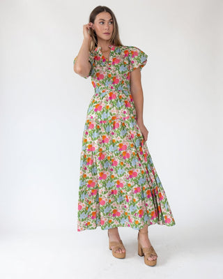Marigold Floral Maxi Dress - JO+CO