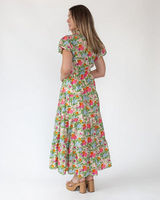 Marigold Floral Maxi Dress - JO+CO