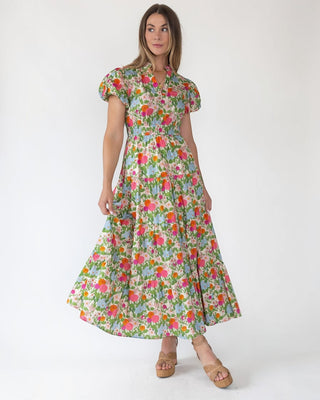 Marigold Floral Maxi Dress - JO+CO