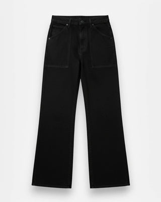Marney Black Cargo Pocket Wide Leg - Final Sale - JO+CO