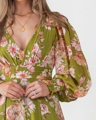 Meadow Bloom Floral Maxi Dress - Final Sale - JO+CO