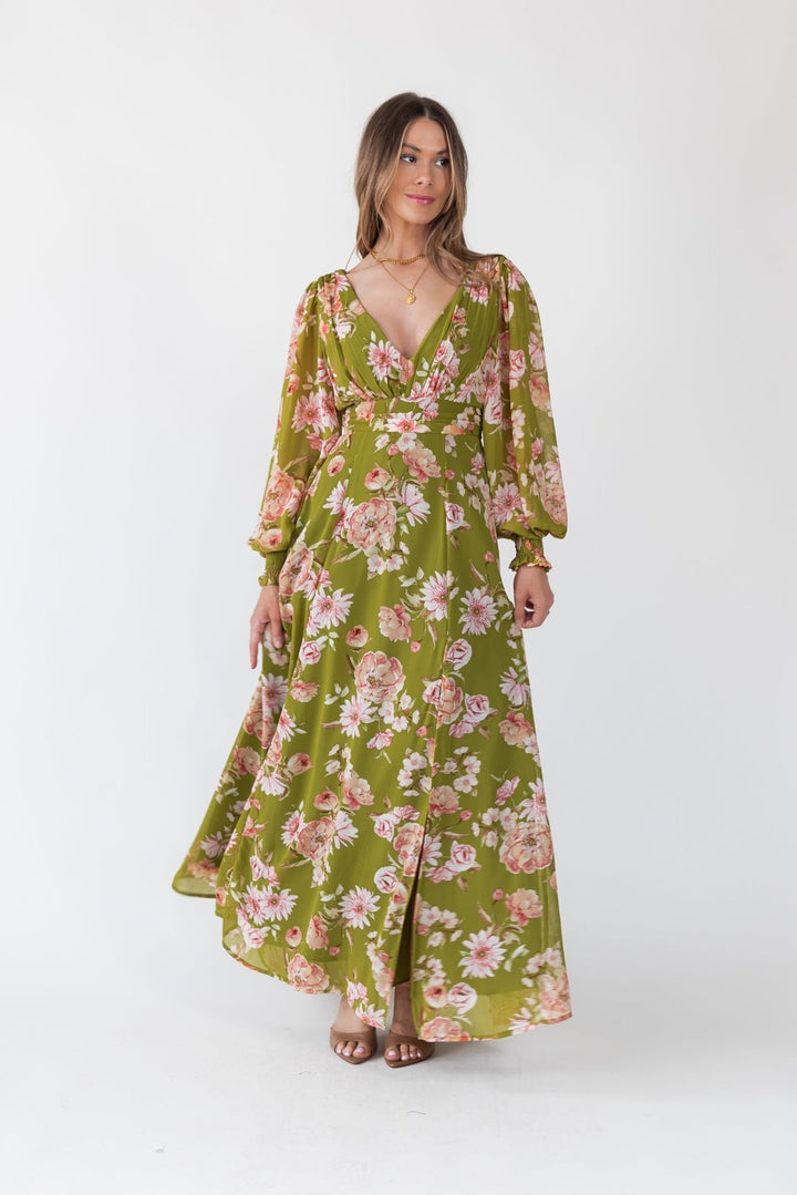 Meadow Bloom Floral Maxi Dress - Final Sale - JO+CO