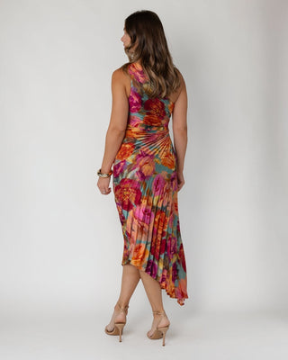 Monroe One - Shoulder Dress - Parisian Floral - JO+CO