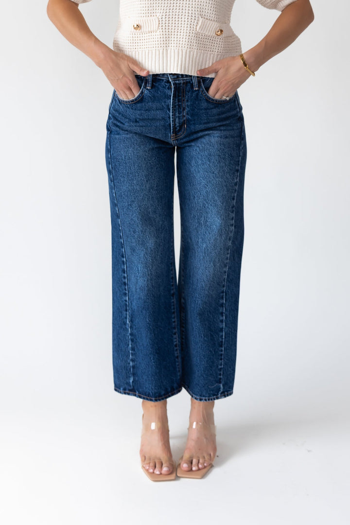 Nicolete Dark Barrel Twist Jean - Final Sale - JO+CO