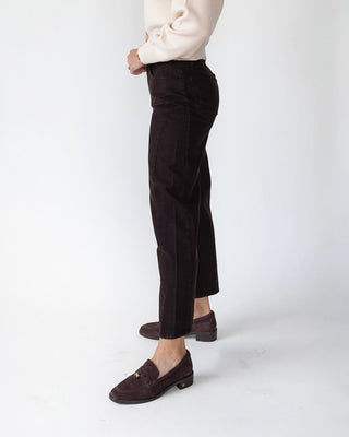 Nicolete Dark Brown Barrel Jean Twist - Final Sale - JO+CO