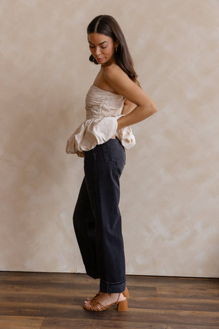 Paige Bubble Hem Top - Final Sale - JO+CO