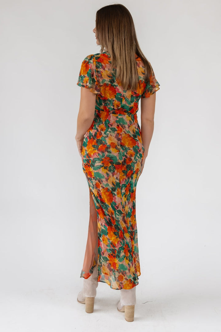 Paloma Floral Midi Dress - JO+CO