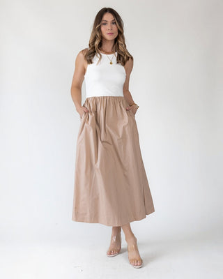 Parker Two - Tone Midi Dress - Final Sale - JO+CO