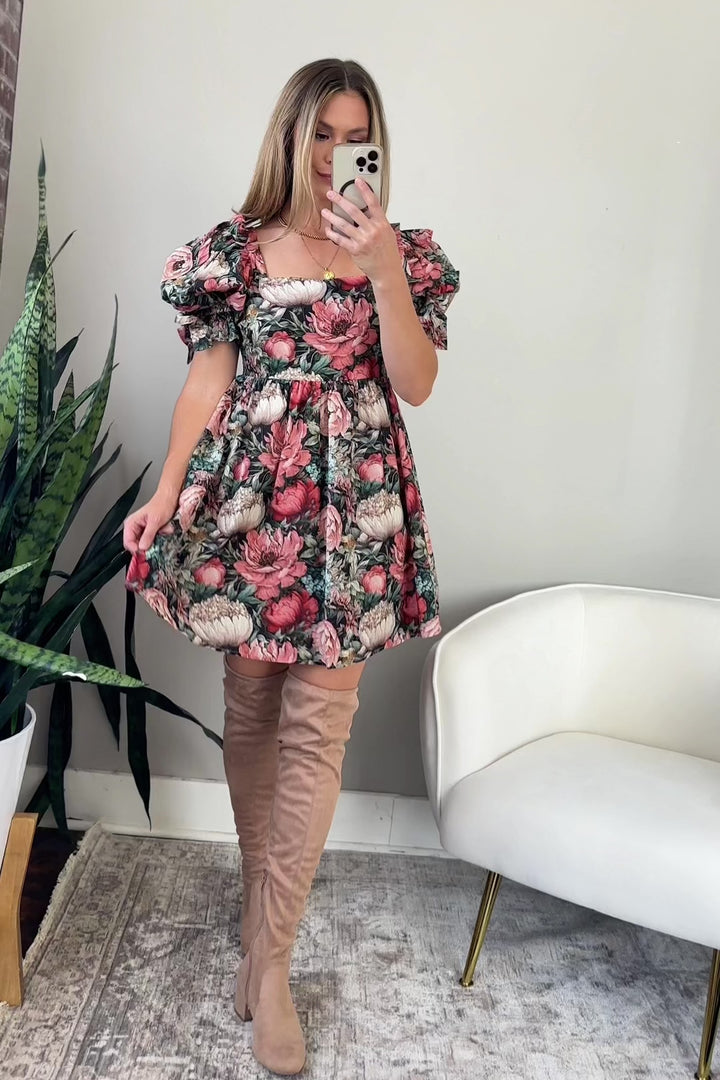 Etta Floral Mini Dress - Final Sale