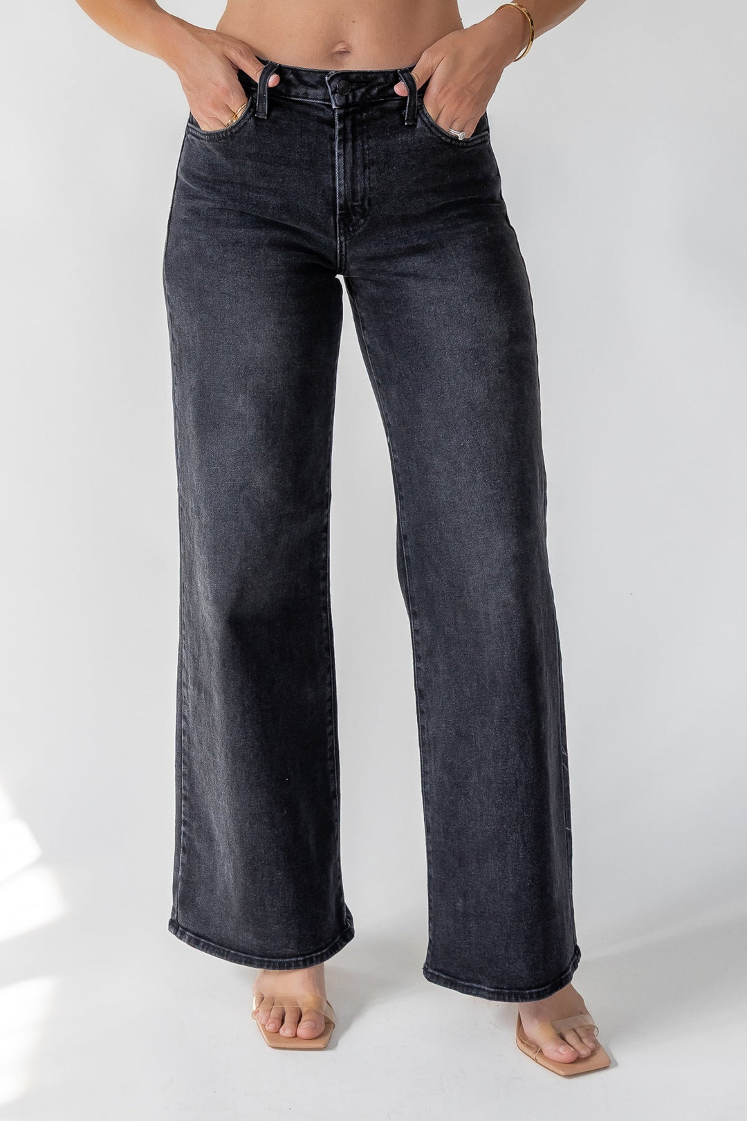 Reeve Black Ultra Wide Jean - JO+CO