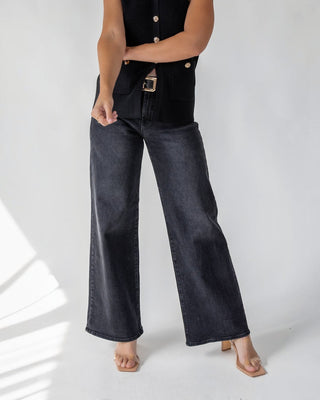 Reeve Black Ultra Wide Jean - JO+CO