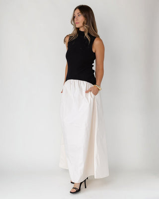 Renley Maxi Dress - Black/Natural - JO+CO