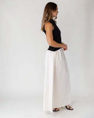 Renley Maxi Dress - Black/Natural - JO+CO