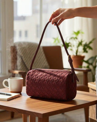 Rose Shoulder Bag: Wine - JO+CO