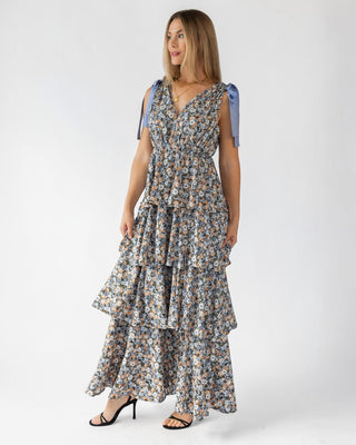 Shaina Black Floral Maxi Dress - Final Sale - JO+CO