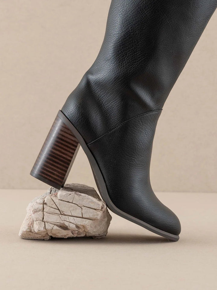 Shiloh Black Block Heel Boot - Final Sale - JO+CO