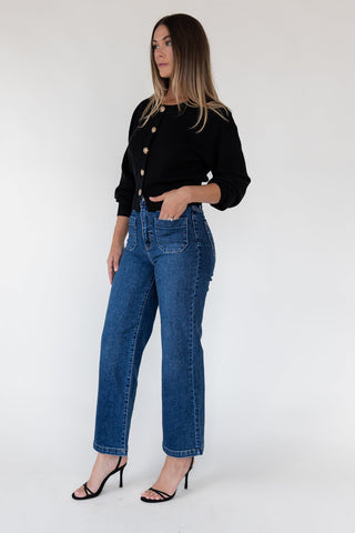 Stella Dark Wide Leg Denim - JO+CO