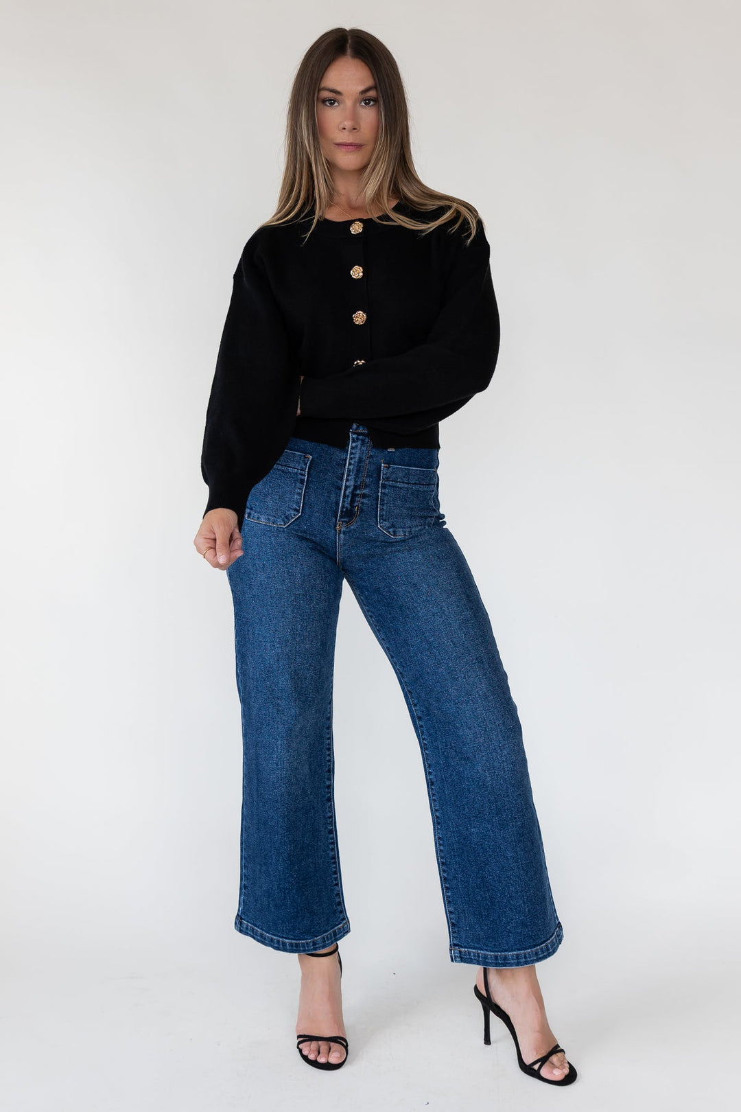 Stella Dark Wide Leg Denim - JO+CO