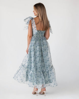 Sweet Serenade Green Floral Corset Dress - Final Sale - JO+CO