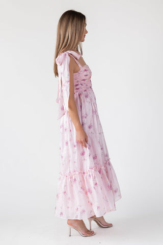 Sweet Serenade Rose Pink Corset Dress - Final Sale - JO+CO