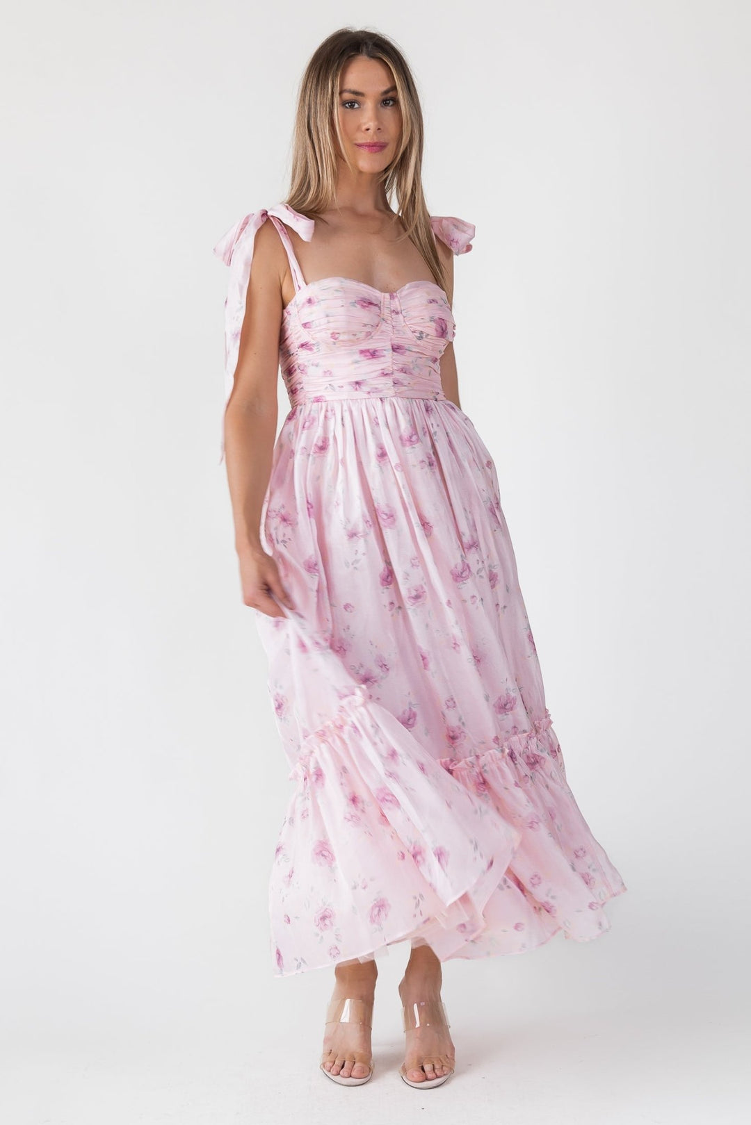 Sweet Serenade Rose Pink Corset Dress - Final Sale - JO+CO