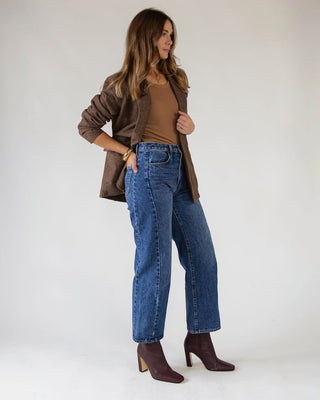 The Ellis Blazer — Chestnut - JO+CO