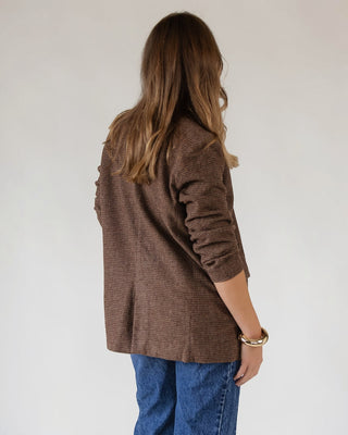 The Ellis Blazer — Chestnut - JO+CO
