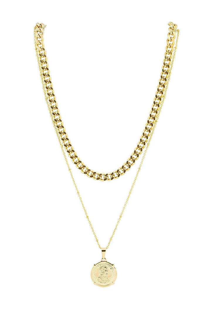 Edina Gold Coin Necklace - FINAL SALE - JO+CO