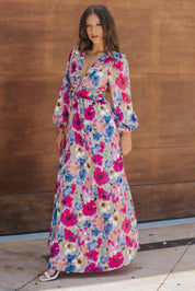 Sienna Floral Cut Out Maxi Dress - JO+CO