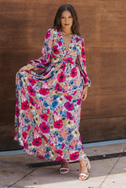 Sienna Floral Cut Out Maxi Dress - JO+CO