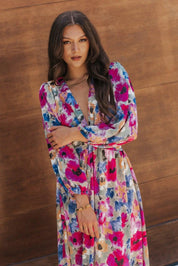 Sienna Floral Cut Out Maxi Dress - JO+CO