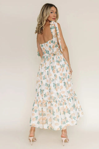 Sweet Serenade Floral Corset Maxi Dress - JO+CO